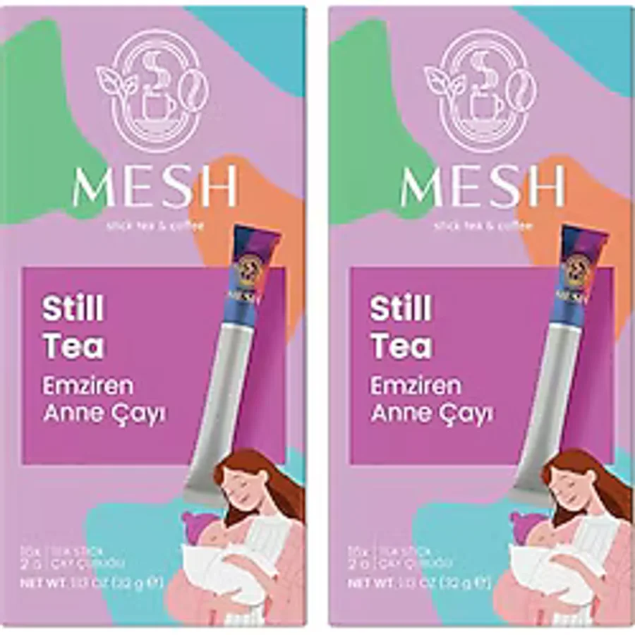Mesh Stick Emziren Anneler İçin Süt Arttırıcı 16'lı 32 gr Karışık Bitki Çayı 2 Adet
