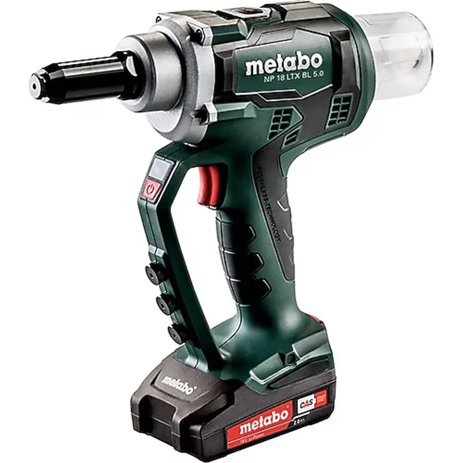 Metabo NP 18 LTX BL Tek Akülü 5 Ah Perçin Tabancası
