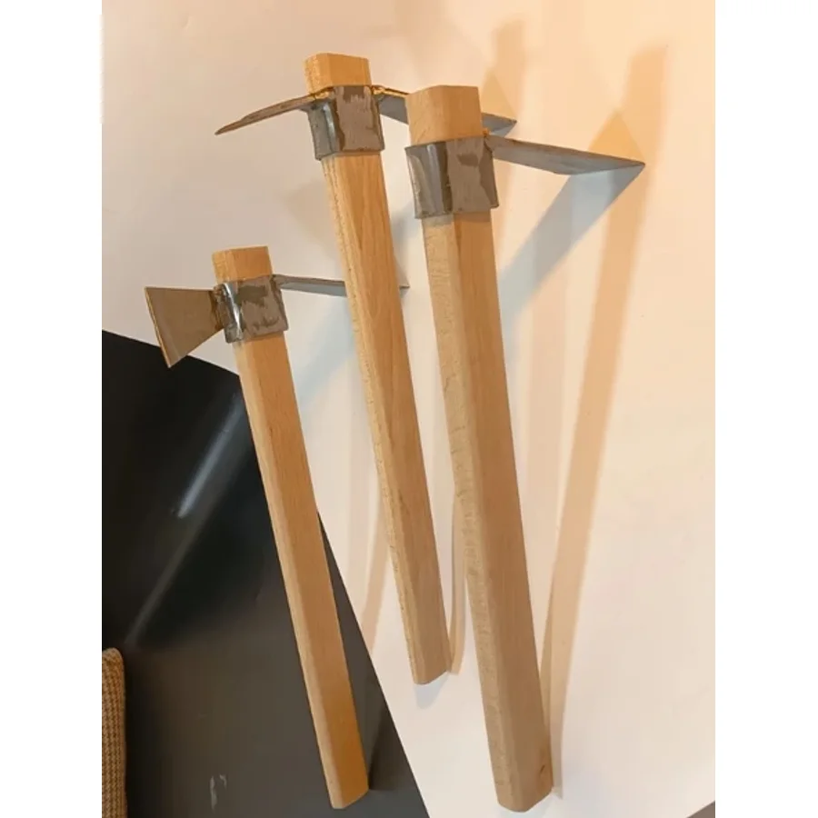 Metal 3 Parça Bahçe Seti - Çapa Tırmık Kürek Set - Bahçe Hobi Seti