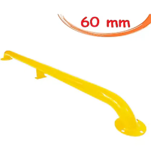 Metal Araç Stoperi Otopark Ayırıcı Araç Stoperi Yaslama Demiri Bariyeri 3 Ayaklı 195Cm Ø60mm 2.5Mm