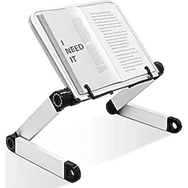 Metal Ayarlanabilir Kitap Okuma Standı Rahle Çok Amaçlı Laptop Tablet Standı , Hobimtek