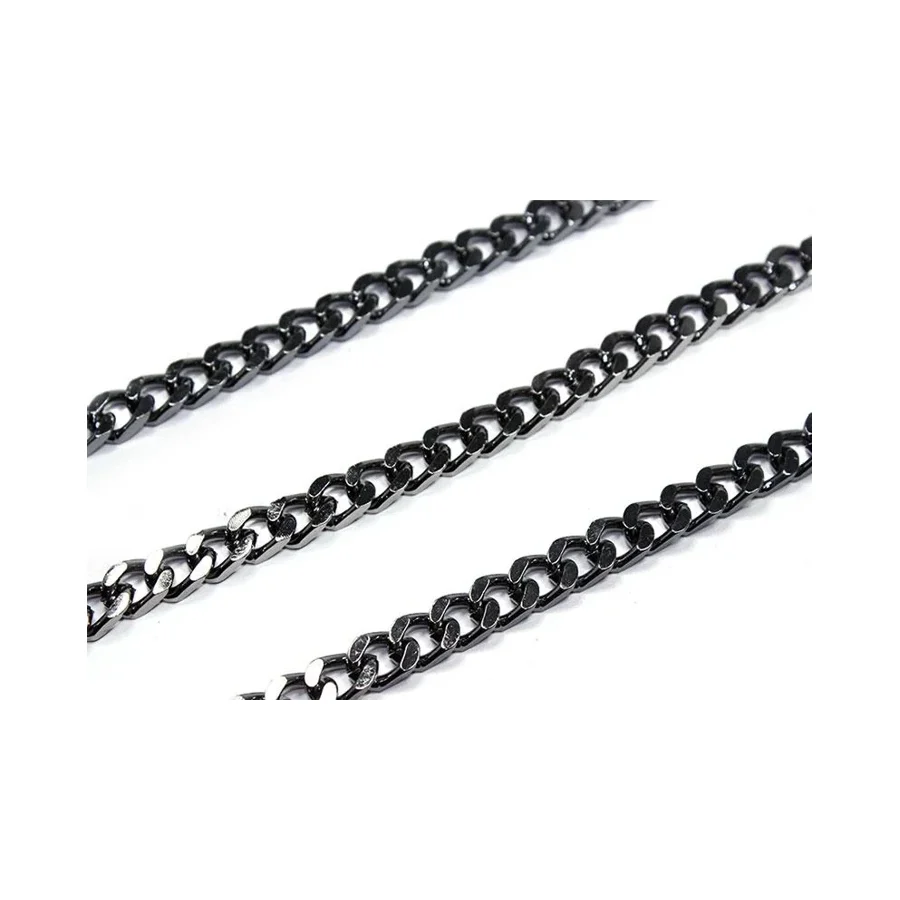Metal Çanta Ve Takı Zinciri 10 Mm (1 Metre) Siyah