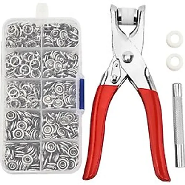 Metal Çıt Çıt Çakma Makinesi El Tipi + Metal Çıt Çıt Seti 100 A