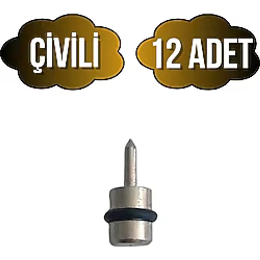 Metal Çivili Raf Pimi Dolap Raf Altı Pimi Çivili Metal 12 Adet Krom