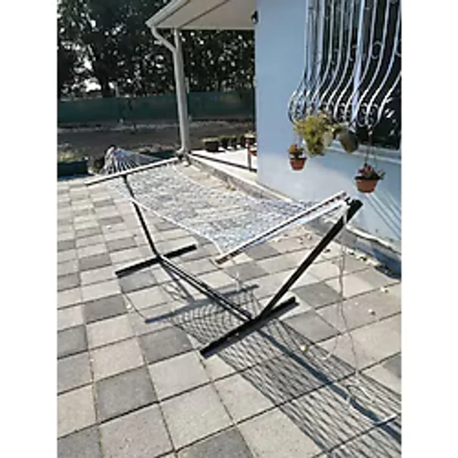 Metal Hamak Ayağı Metal Hamak Demiri Siyah Renk Abronya