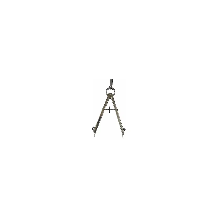 Metal İğne Uçlu Pergel 11cm Deri El Aleti