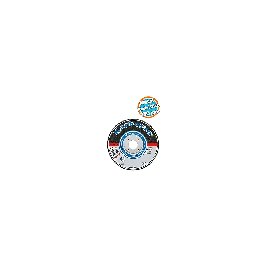Metal Kesici Taş Disk Taşlama Spiral Demir Kesme Diski 230X3.0x22.23 Mm
