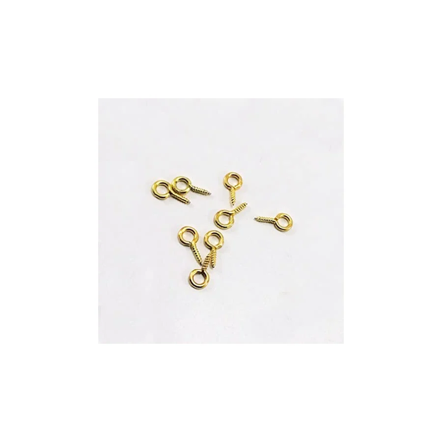 Metal Takı Ve Obje Halkası Vidalı 1 CM (1000 Adet) Altın