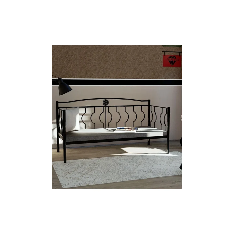 Metalia Gm 403 Elips Minderli Sofa Sedir Siyah