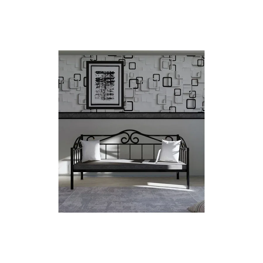 Metalia Gm401 Minderli Sedir Siyah