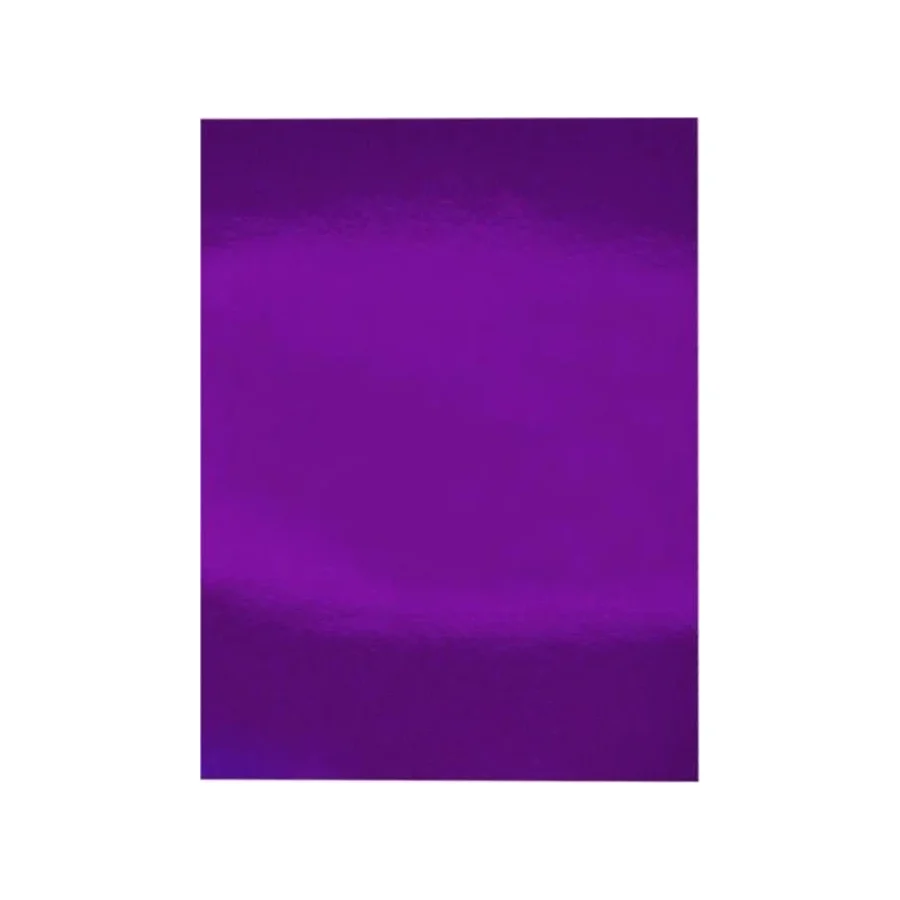 Metalik Fon Kartonu 50X70 Mor Rulo Şeklinde - 6 Adet