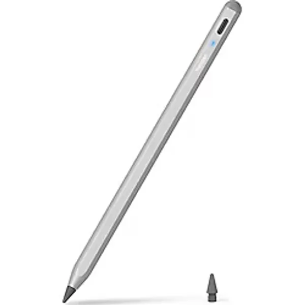 Metapen A8 - iPad/iPad Pro/iPad Air/iPad Mini 2018-2025 İle Uyumlu Tablet Kalemi, Gri