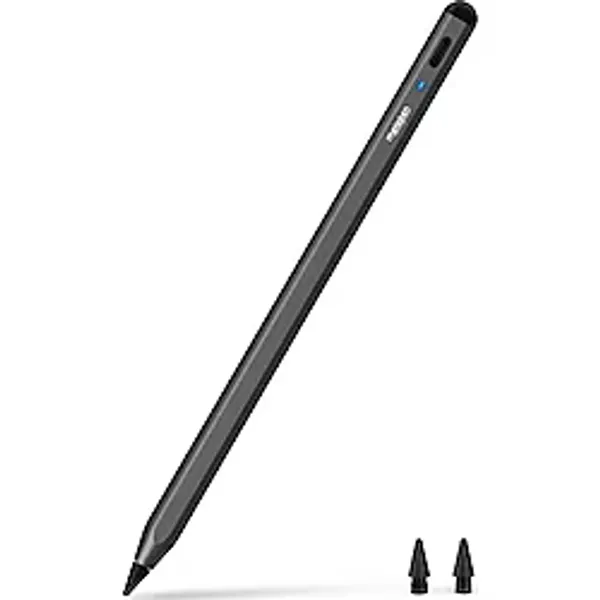 Metapen A8 - iPad/iPad Pro/iPad Air/iPad Mini 2018-2025 İle Uyumlu Tablet Kalemi, Siyah
