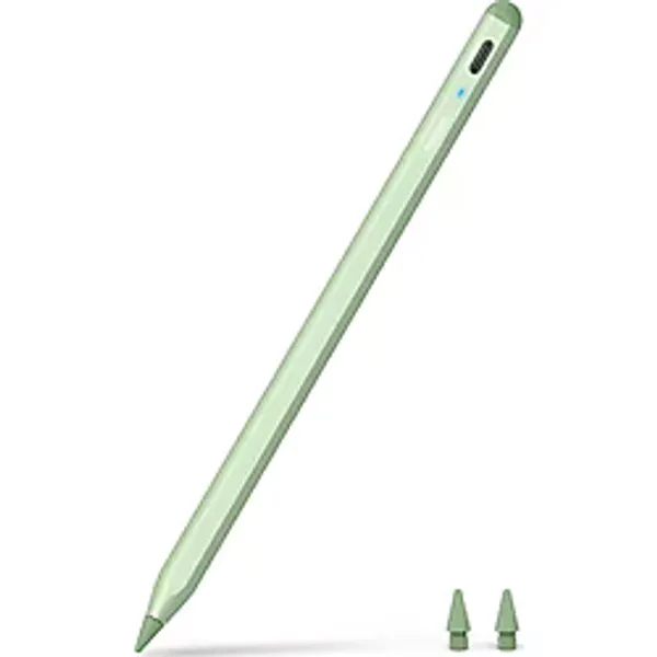 Metapen Kalem A8 iPad 2018-2022 ile Uyumlu, 2X Daha Hızlı Şarj, Avuç İçi Reddi, Eğim Hassasiyeti Stylus Kalem Apple iPad 10/9/8/7/6 Gen iPad Pro 12.9/11'' iPad Air 3.-5. iPad Mini 5./6, Yeşil