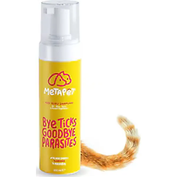 Metapet 200 ml Bit Pire Dış Parazit Karşıtı Kuru Köpük Kedi Şampuanı