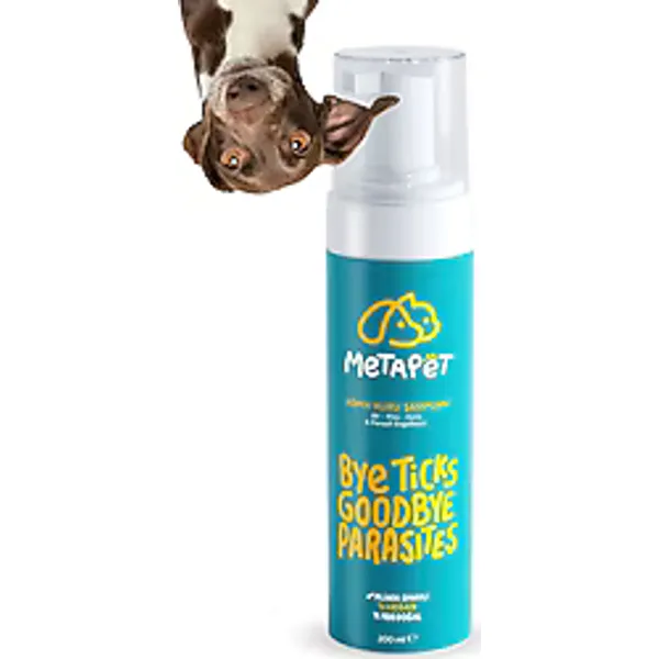 Metapet 200 ml Bit Pire Dış Parazit Karşıtı Kuru Köpük Köpek Şampuanı