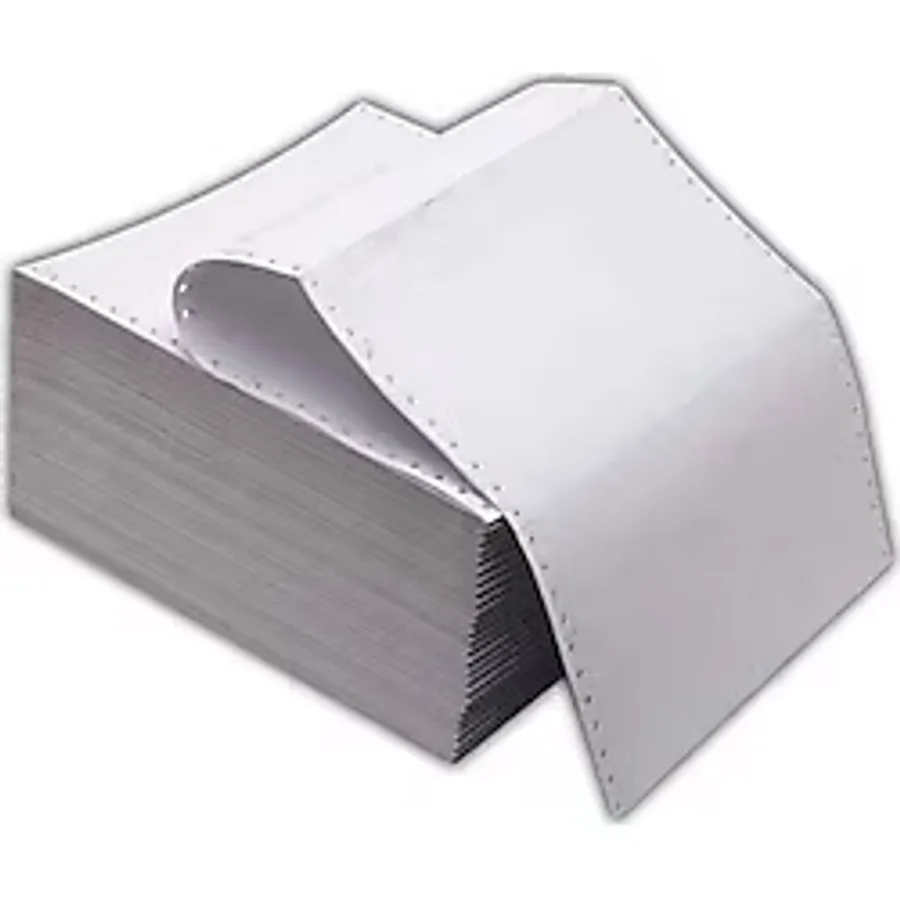 Meteksan Sürekli Form Kağıdı 2 Nüsha 5.5 Perföreli 11x24 Cm 60 GR 1000 Li