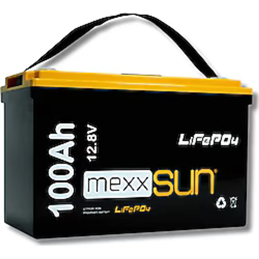 Mexxsun 12.8 V 100 Ah 1280 Wh LiFePO4 Lityum Akü