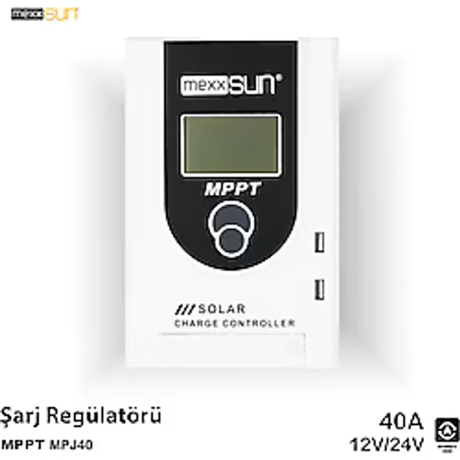 Mexxsun 40 Amper Mppt Solar Şarj Kontrol Cihazı Güneş Paneli Regülatörü