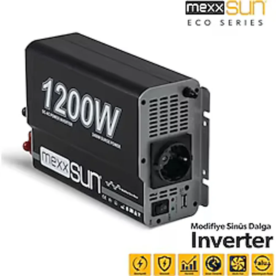 MEXXSUN Modifiye sinüs 12V 1200W inverter