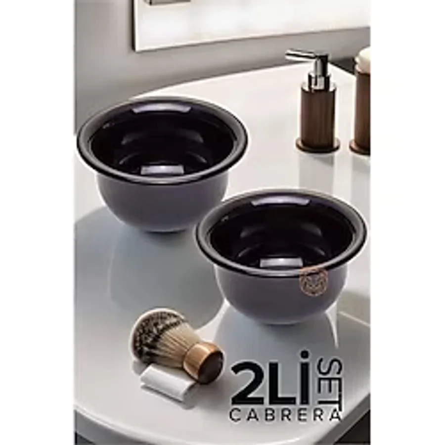 Mey İthalat 2'li Set Tıraş Tası Cabrera Design