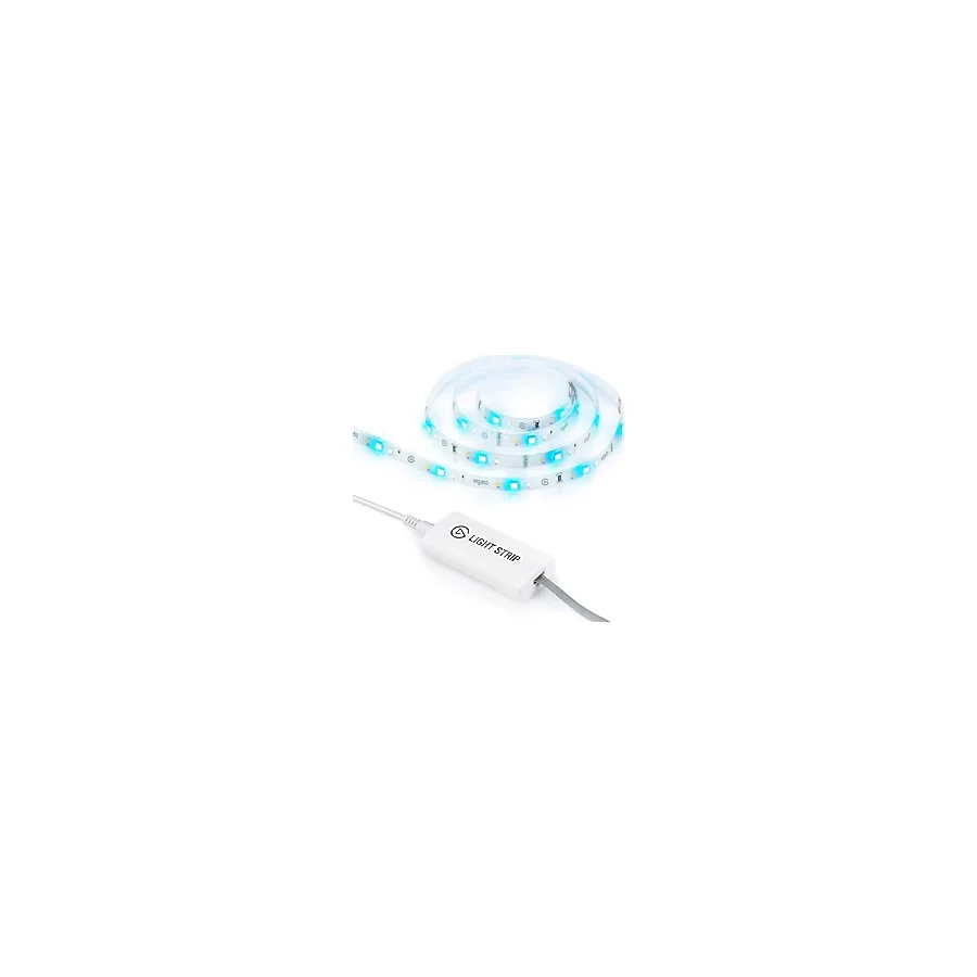 Mey İthalat Elgato Light Strip Işık Şeridi, Rgbww Led, 16M Renk ve Sıcaklık Ayarlı Ekstra Beyaz Led, 2000 Lümen, Mobil&windows&mac Uygulamaları ve Stream Deck ile Kontrol Edilebilir (10LAA9901)