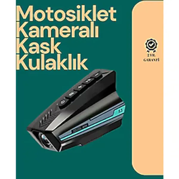 Mey İthalat GoLook Destekli Motosiklet Kask Kamerası - 50 Saat Pil, Geniş Açı