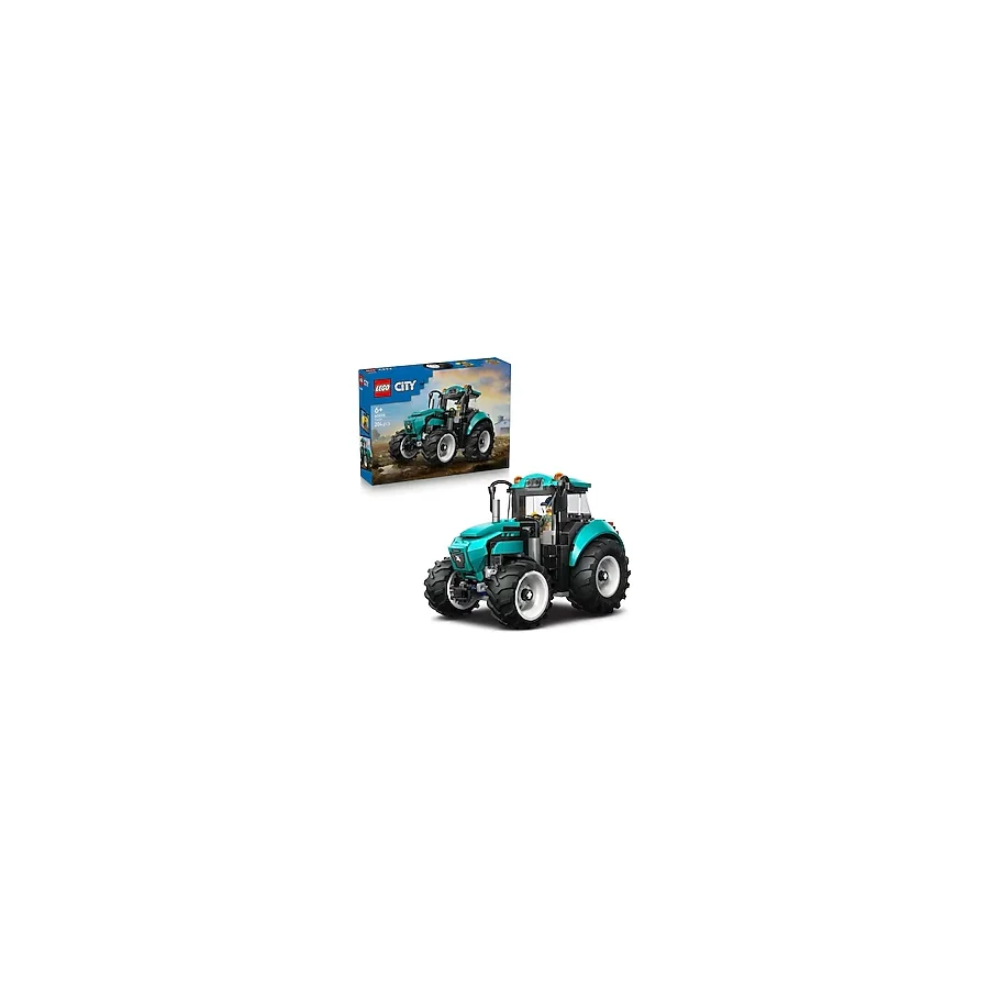 Mey İthalat LEGO City Traktör 60498 - 6 Yaş ve Üzeri Erkek ve Kız Çocuklar İçin Çiftçi Minifigürü Içeren Yaratıcı Dekoratif Oyuncak Araba Yapım Seti, Çocuklar İçin Eğlenceli Hediye Fikri (204 Parça)
