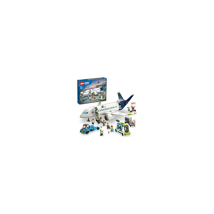 Mey İthalat Lego City Yolcu Uçağı 60367 - Yaş ve Üzeri Çocuklar ve Uçak Meraklıları İçin Yaratıcı Oyuncak Yapım Seti (930 Parça)
