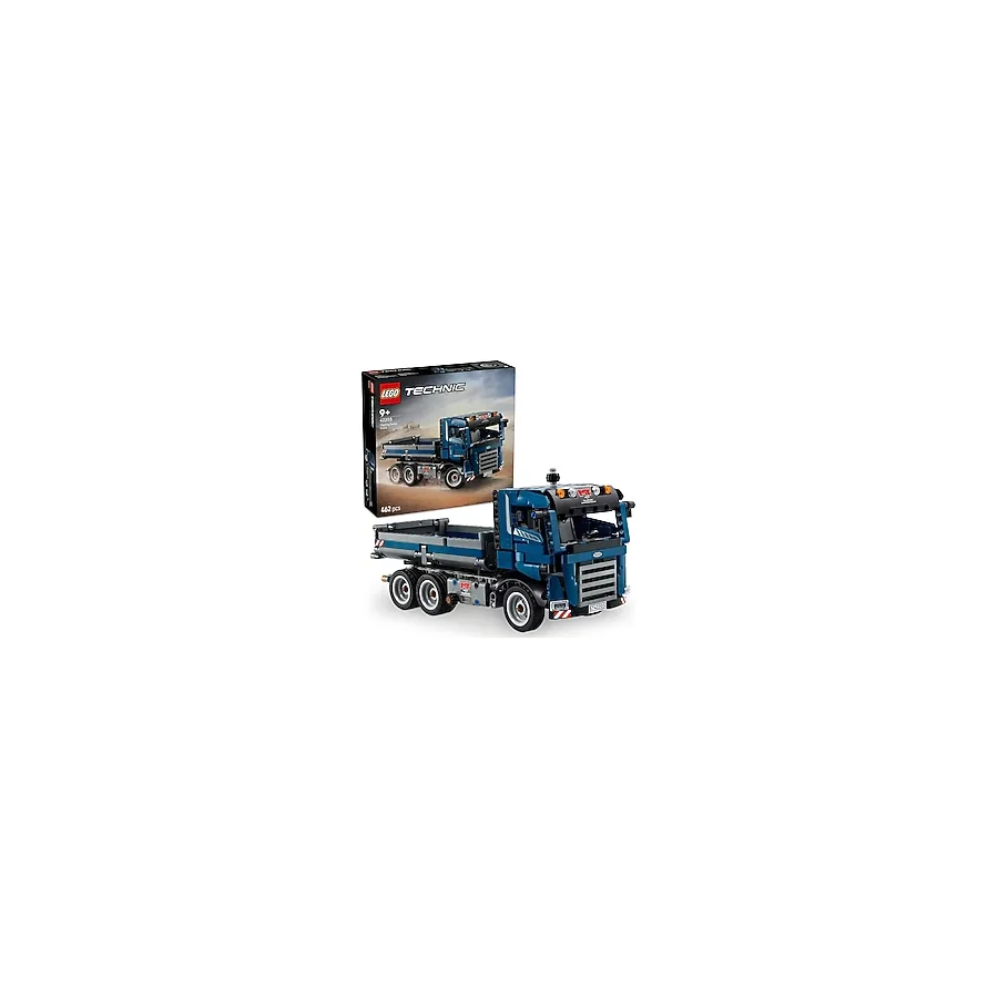 Mey İthalat LEGO Technic Damperli Kamyon 42203 - 9 Yaş ve Üzeri Erkek ve Kız Çocukları İçin Direksiyon ve Hareketli Damper Kutusu Içeren Yaratıcı Araç Yapım Seti, Eğlenceli Doğum Günü Hediye Fikri (46