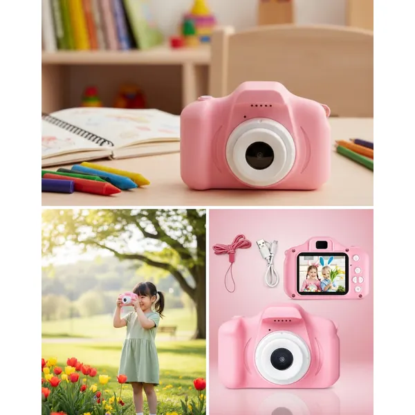 Mey İthalat Mey Ithalat Hd Taşınabilir Mini Kamera Video Fotoğraf Çekim Özellikli Şarj Edilebilir Kayıt Cihazı