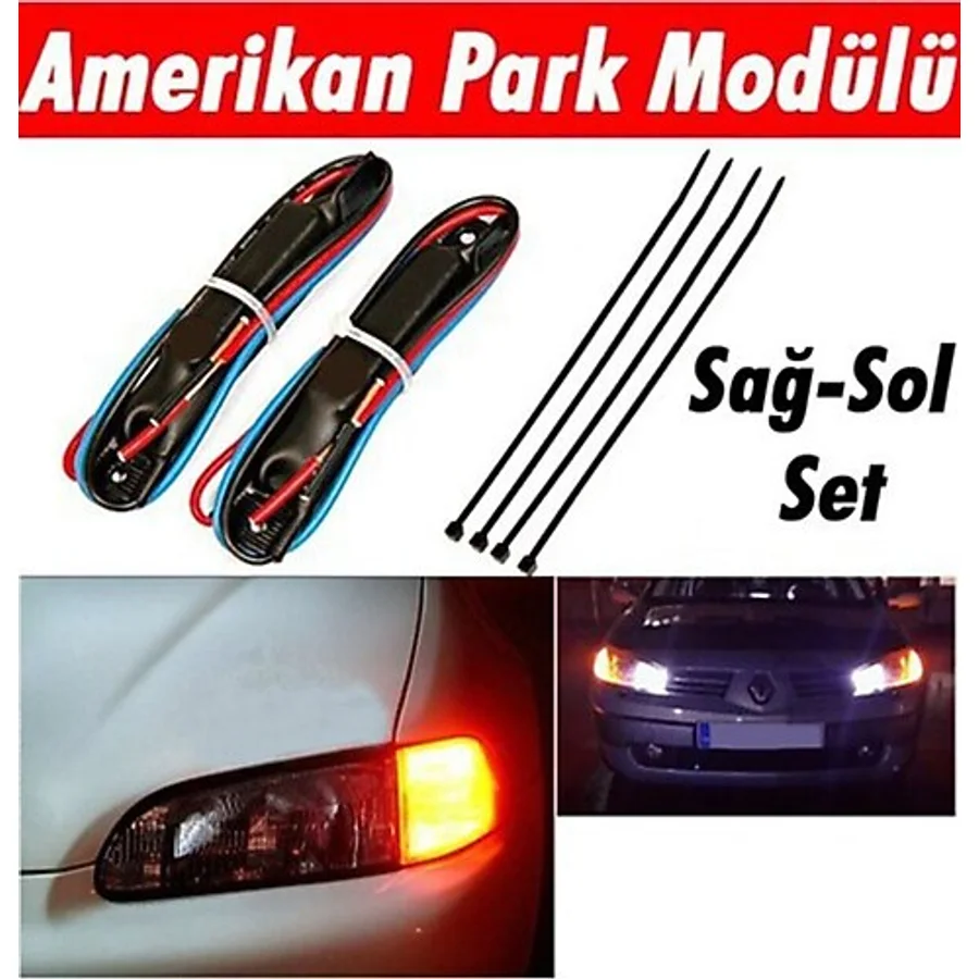 MeyZone Amerikan Park Modülü Sağ Sol Set Amerikan Park