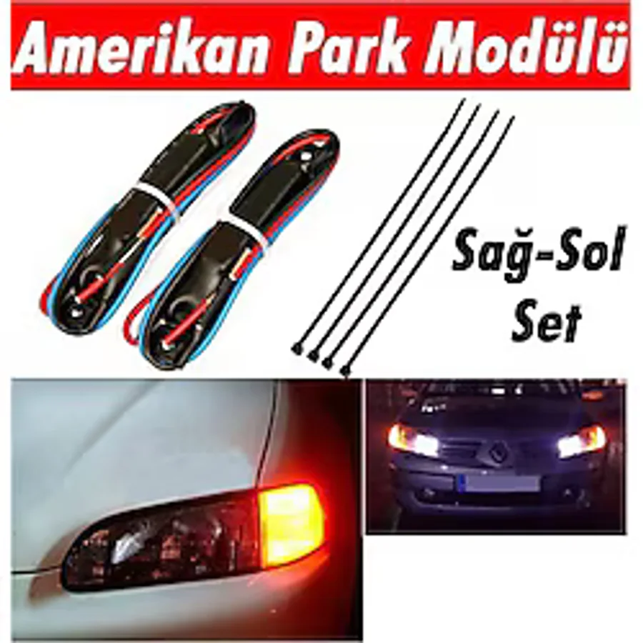 MeyZone Amerikan Park Modülü Sağ Sol Set Amerikan Park