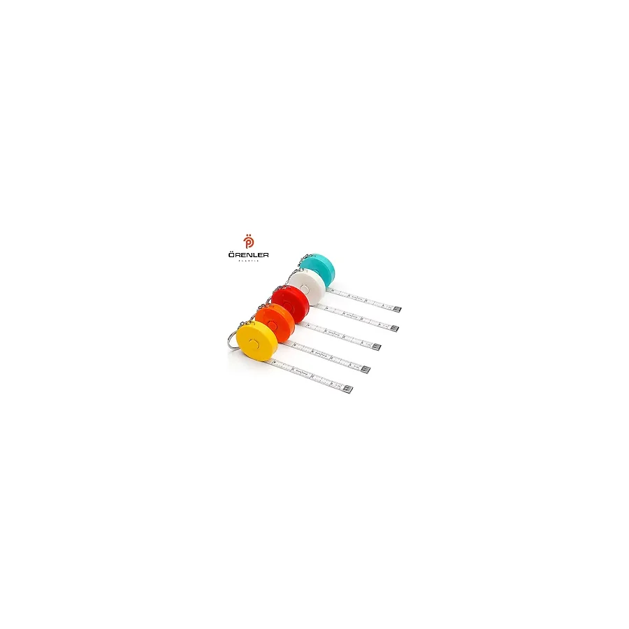 Mezura Otomatik Anahtarlık 1.5 Metre 2. Versiyon Kırmızı