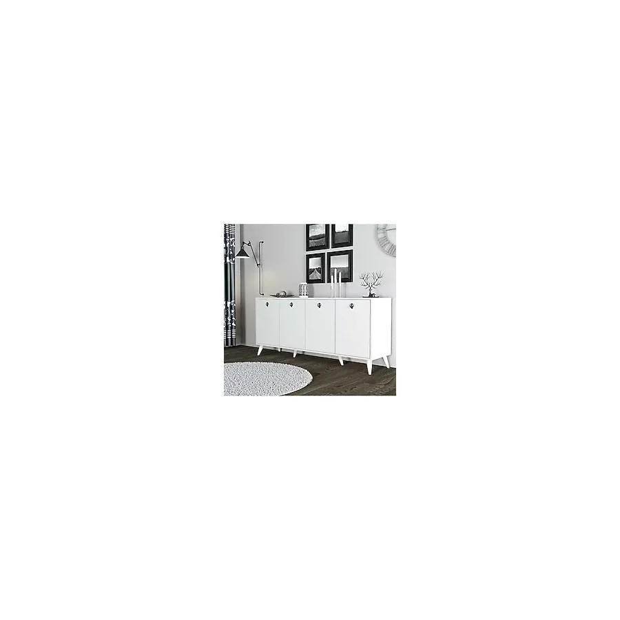 Mezza 1614 Elıte 180 Cm Modern Konsol Beyaz