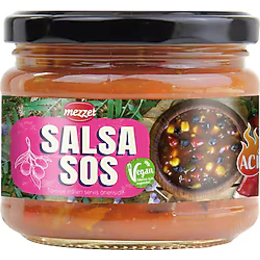 Mezzet Acılı Salsa Sos 300 gr