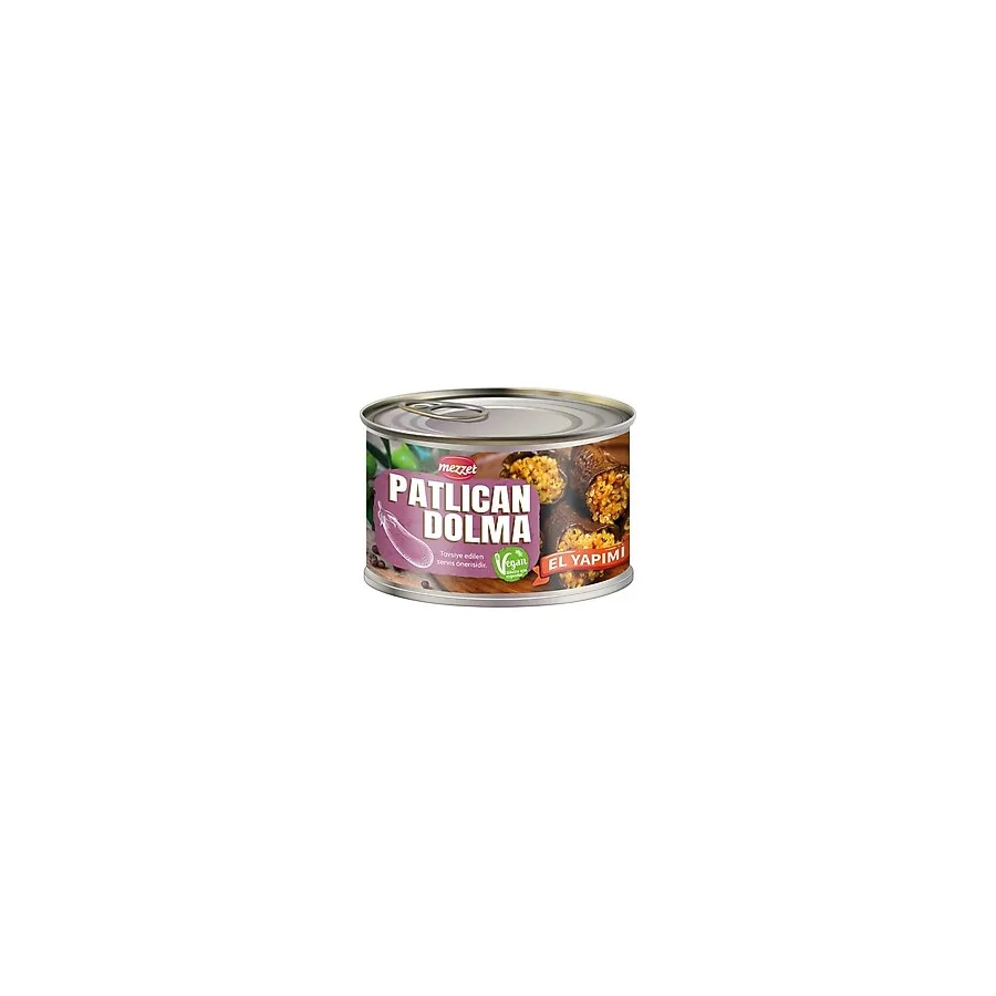 Mezzet El Yapımı Kuru Patlıcan Dolması 400 gr - Koruyucusuz Vegan Geleneksel Hazır Yemek