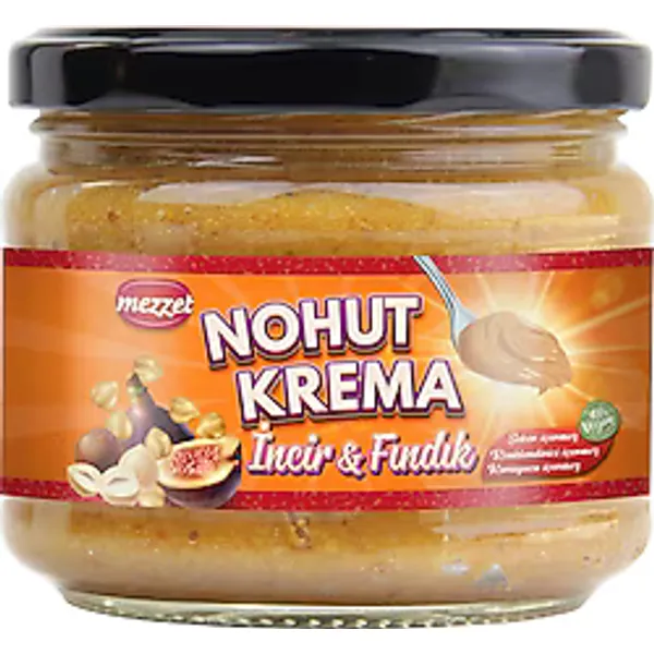 Mezzet İncirli Fındıklı Nohut Ezmesi 300 gr