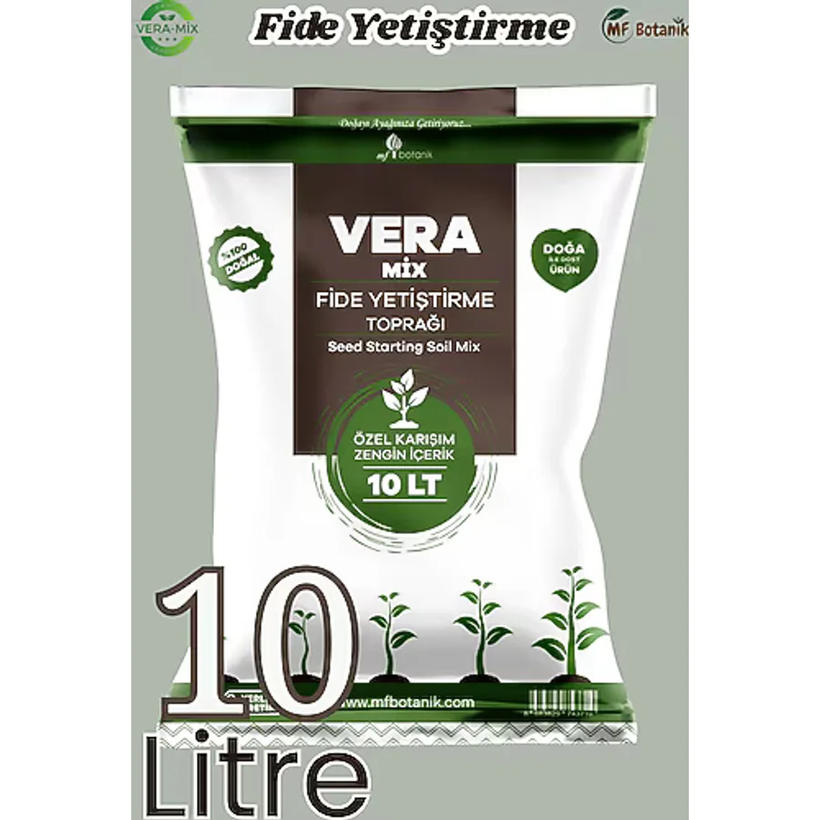 MF Botanik Sebze Fide Yetiştirme Toprağı 10 Litre Tohum Çimlendirme Harcı