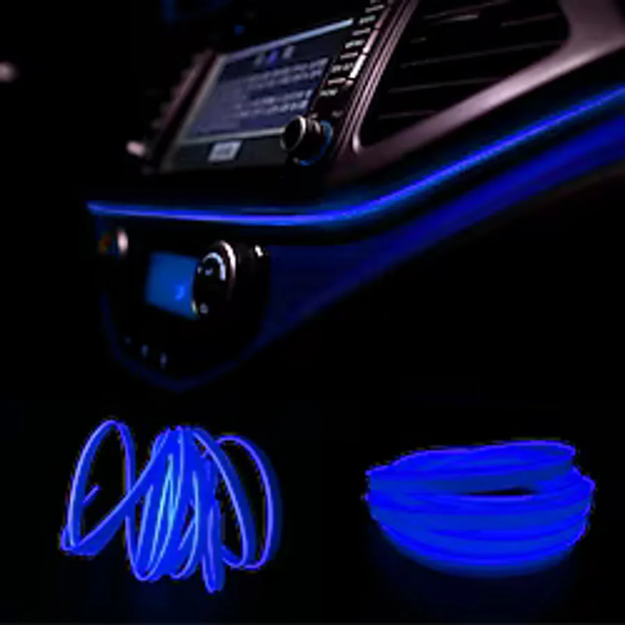 Mfk Araç Içi Torpido Ledi - Ip Led - Neon Led - Şerit Led / Mavi