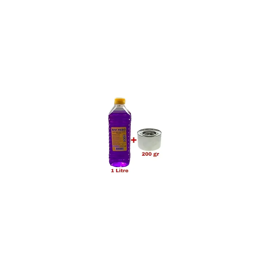 MFS Osmanlı Ocağı Yakıtı Reşo Ocağı Yakıtı Jel ( 1 Litre + 200 Gr ) Avantaj Paketi