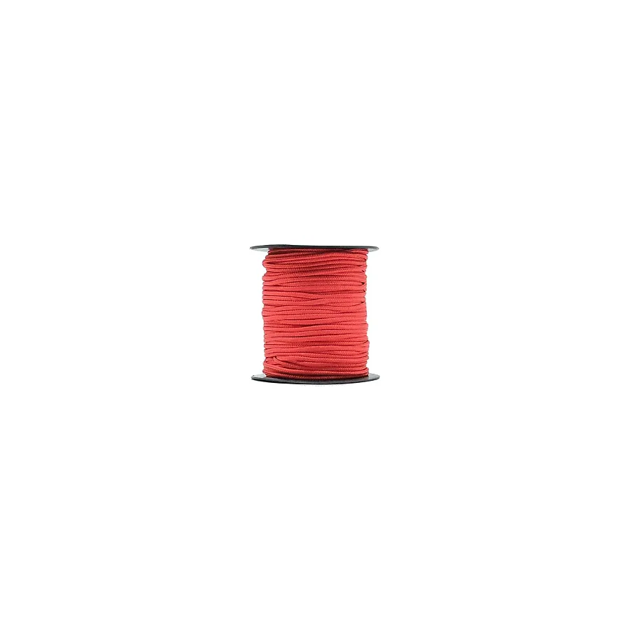 MG ROPES Bileklik,Outdoor ve Hobi Paracord İp 2 mm No:11 30 Metre Makara Kırmızı