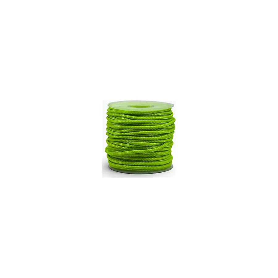 MG ROPES Bileklik, Outdoor ve Hobi Polyester Paracord İpi 2.2 mm No:15 20 Metre Neon Yeşil