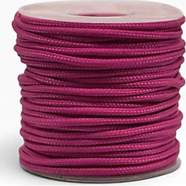MG ROPES Bileklik, Outdoor ve Hobi Polyester Paracord İpi 2.2 mm No:16 20 Metre Fuşya