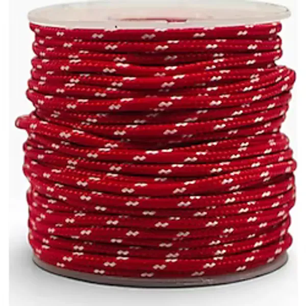 MG ROPES Bileklik, Outdoor ve Hobi Polyester Paracord İpi 2.2 mm No:17 20 Metre Kırmızı Beyaz