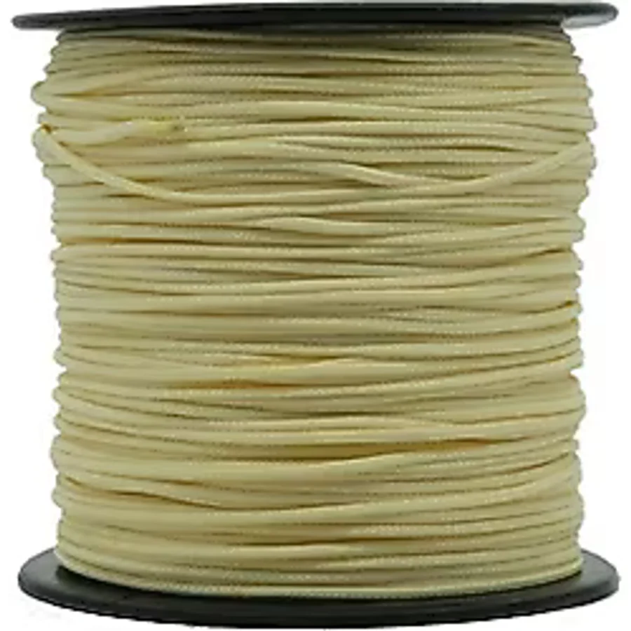 Mg Ropes Paraşüt İp, Bileklik, Tesbih ve Hobi İpi 1 mm 100 Metre Makara Krem