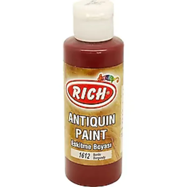 MGN Rich 1602 Bordo 120 ml Eskitme Ahşap Boyası - Tek ebat - 001-Renkli