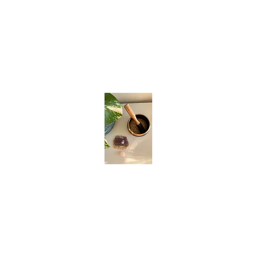 Miamantra Pirinç Tibet Ses Çanağı Buda Motifli-11 Cm/Meditasyon Çanı, Yoga Çanı, Singing Bowl, Tokmaklı Set