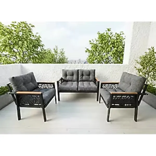 Miami 2+1+1 Melisa Balkon-Bahçe-Kafe Çay Seti Koltuk Oturma Takımı-Oturma Grubu,Ofis Koltuğu