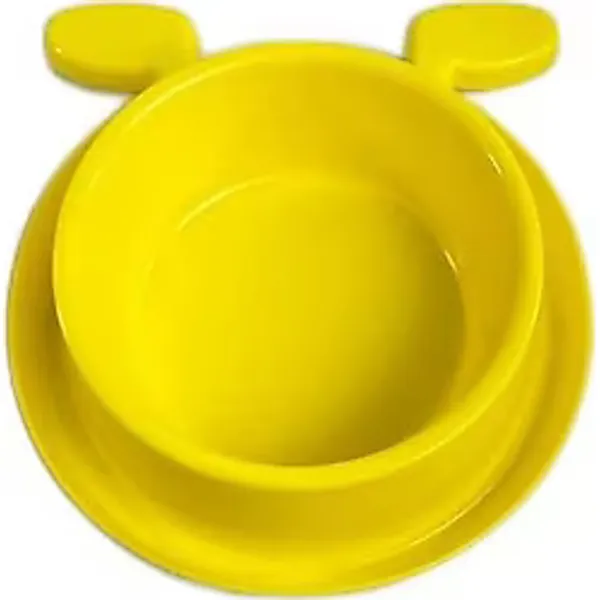 Miapet Köpek Kulaklı 400 ml Sarı Mama ve Su Kabı